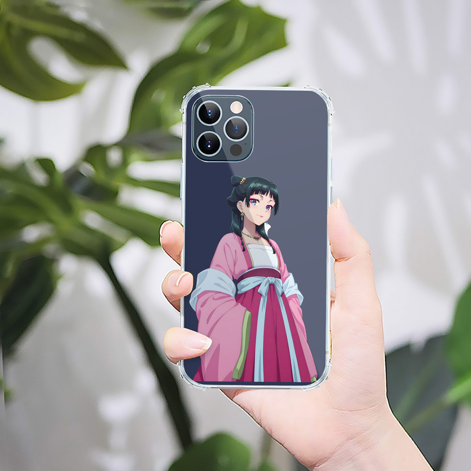 （画像用） 薬屋のひとりごと The Apothecary Diaries 【iPhone 12シリーズ対応】透明スマホケース（クリアソフトケース）